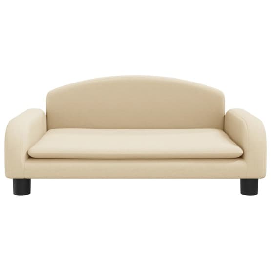 Barnsoffa Gräddvit 70X45X30 Cm Tyg