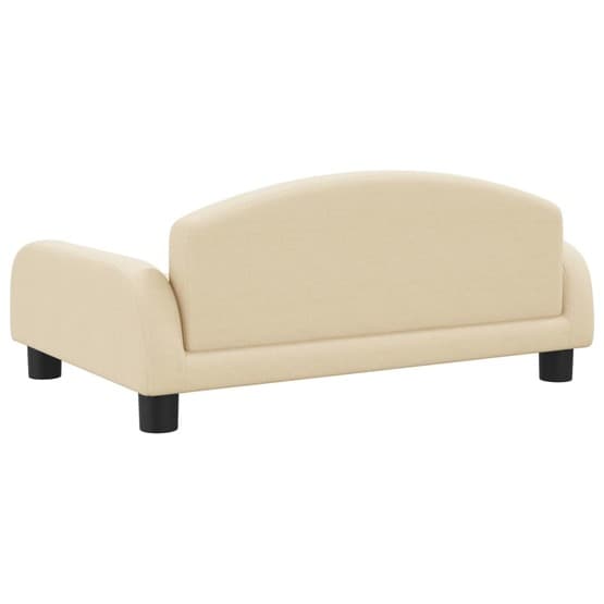 Barnsoffa Gräddvit 70X45X30 Cm Tyg