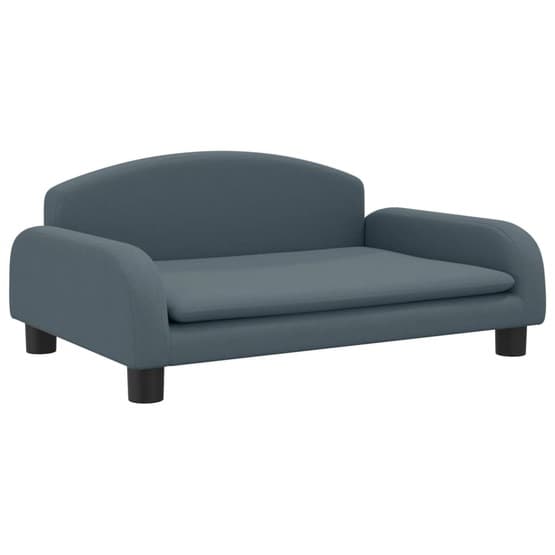 Barnsoffa Mörkgrå 70X45X30 Cm Tyg