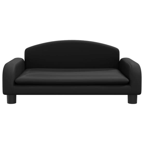 Barnsoffa Svart 70X45X30 Cm Konstläder