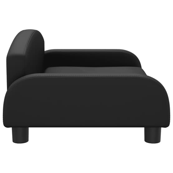 Barnsoffa Svart 70X45X30 Cm Konstläder