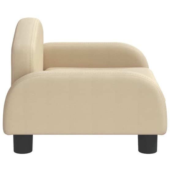 Barnsoffa Gräddvit 50X40X30 Cm Tyg