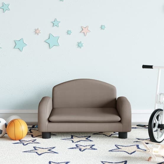 Barnsoffa Taupe 50X40X30 Cm Tyg