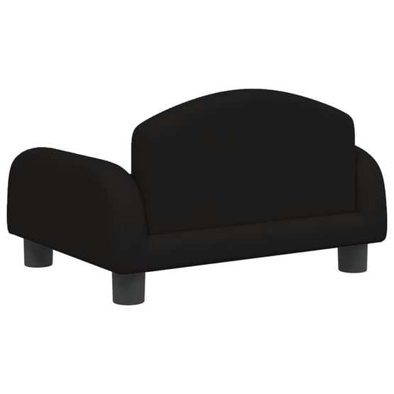 Barnsoffa Svart 50X40X30 Cm Tyg