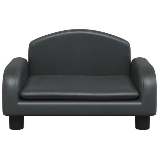 Barnsoffa Svart 50X40X30 Cm Konstläder