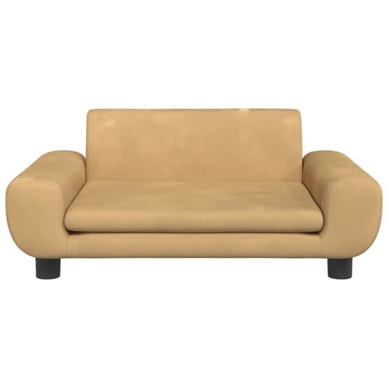 Barnsoffa Brun 70X45X33 Cm Sammet