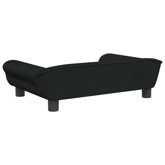 Barnsoffa Svart 70X45X26 Cm Sammet