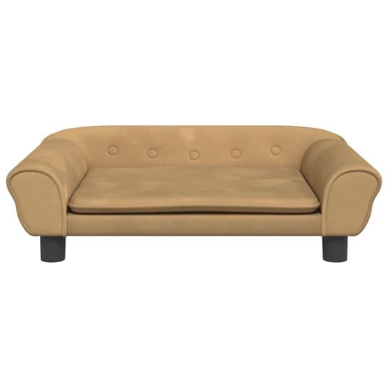 Barnsoffa Brun 70X45X26 Cm Sammet