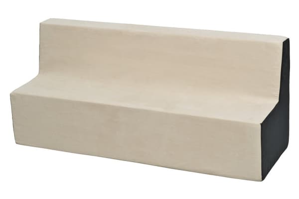 Børnesofa møbel skum beige & grå