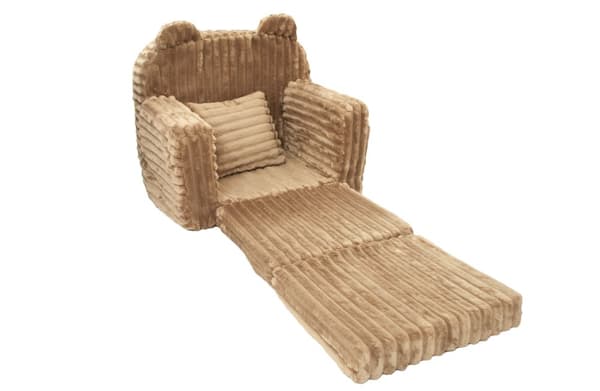 Lastensohva - lasten vuodesohva - corduroy - 51x40x41cm - karamelli