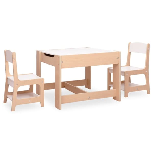 Børnebord med 2 stole MDF - Bord Og Stol - Borde Og Stole - Home & Living