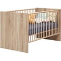 Miniatyrbild 3 av 6: NIKO duo babyrum - 70x140 cm säng + 2-dörrars skötbord - Naturlig ekdekor - TRENDTEAM