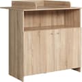 Miniatyrbild 6 av 6: NIKO duo babyrum - 70x140 cm säng + 2-dörrars skötbord - Naturlig ekdekor - TRENDTEAM