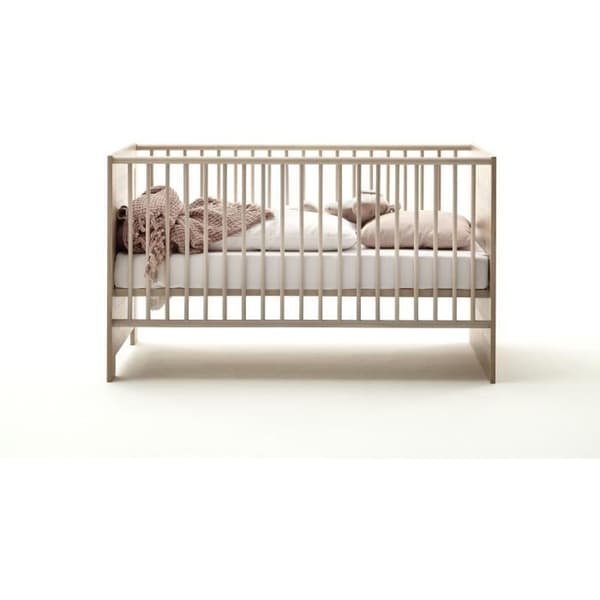 Babyrum Duo: Säng 70 x 140 cm + Omklädningsbyrå AHOI - Ek - TREND TEAM