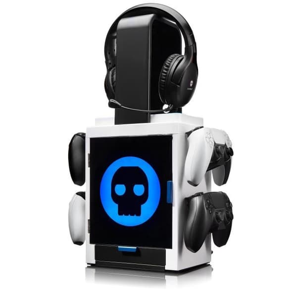 Ljusande lagringsenhet för spelare - Numskull - 4 kontroller - 10 spel - 1 headset