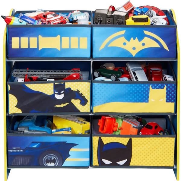 BATMAN Barnrumsförvaring med 6 kärl
