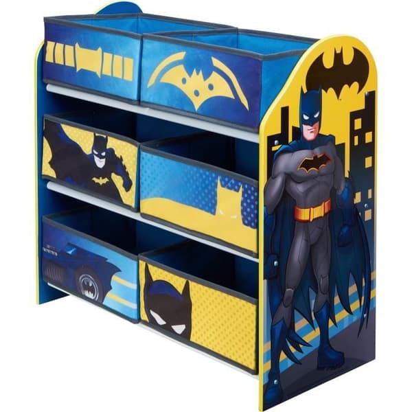 BATMAN Barnrumsförvaring med 6 kärl