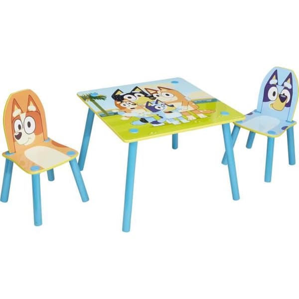 Ensemble bord och 2 stolar för barn BLUEY