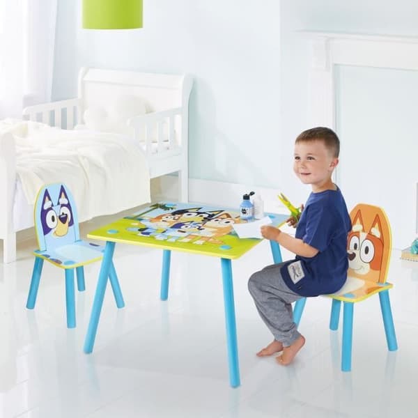 Ensemble bord och 2 stolar för barn BLUEY