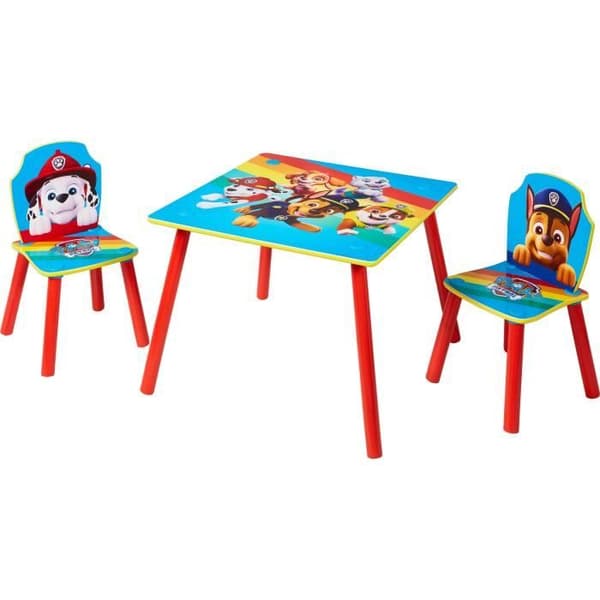LA PAT PATROILLE Barnbord och 2 stolar set