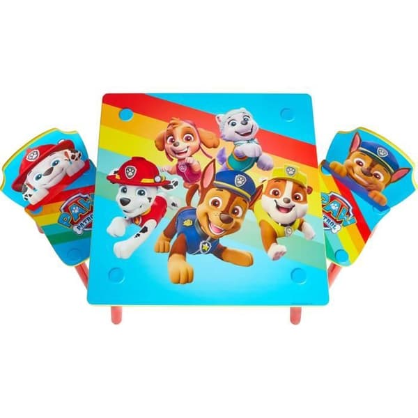 LA PAT PATROILLE Barnbord och 2 stolar set