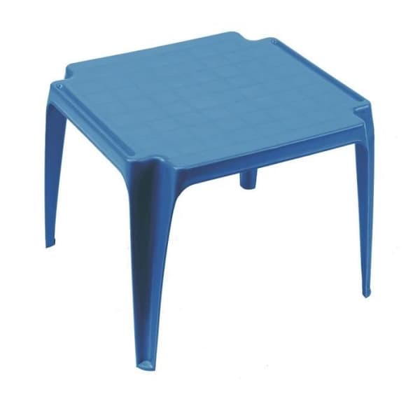 Stapelbart plastbord för barn - AC-DÉCO - 51 x 56 x H 44,5 cm - Blå