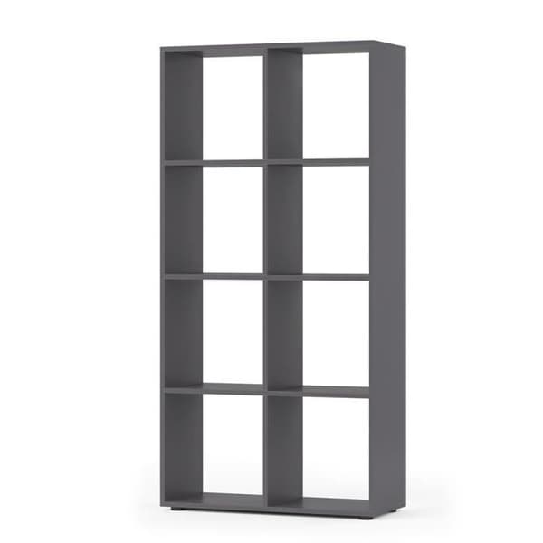 Vicco Room Divider Ståhylla Bokhylla 8 Fack Scutum Grey Höghylla