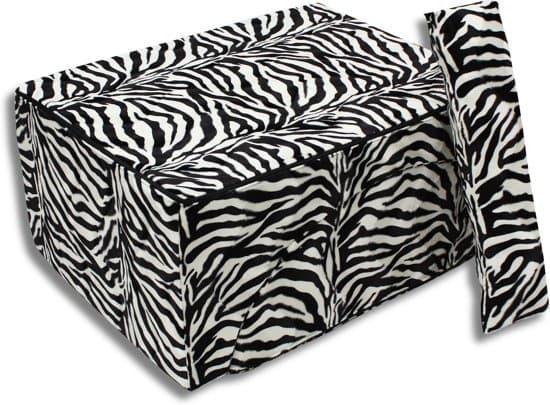 Stilfull Hopfällbar Zebradesign Vilstol för Unga Vuxna - Kompakt & Trendig