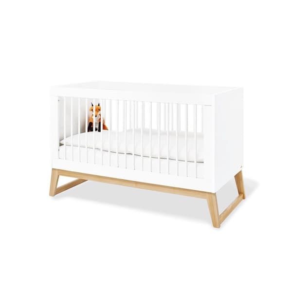 Rootz Nursery 'Bridge' Sæt - Babymøbler - Spædbørnssæt - Finish af høj kvalitet - Tremmeseng 150x76x94cm, Pusleenhed 120x77x101cm, Garderobe 156x52x18