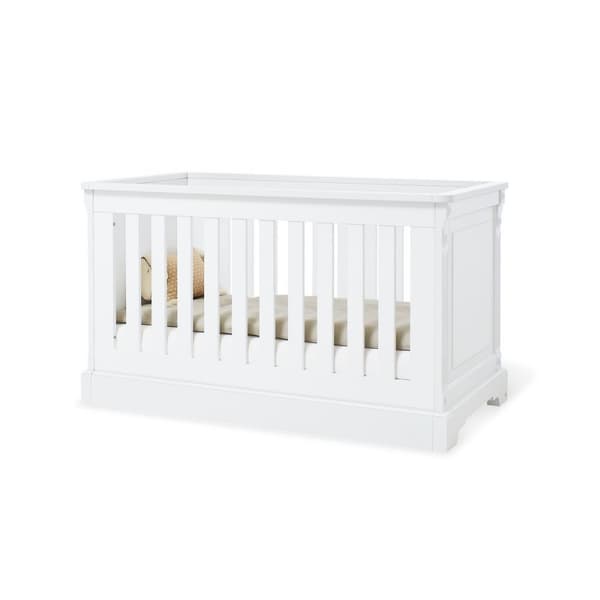 Rootz Emilia 3-delt børneværelsessæt - Babymøbler - Børneværelsessuite - Omdannes til juniorseng - Tremmeseng: 151x81x88cm, Garderobe: 166x58x208cm