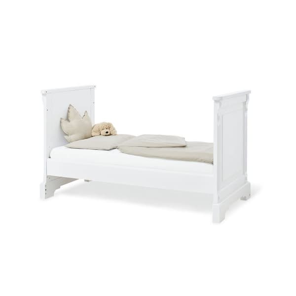 Rootz Emilia 3-delt børneværelsessæt - Babymøbler - Børneværelsessuite - Omdannes til juniorseng - Tremmeseng: 151x81x88cm, Garderobe: 166x58x208cm