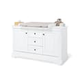 Miniatyrbillede 10 af 11: Rootz Emilia 3-delt børneværelsessæt - Babymøbler - Børneværelsessuite - Omdannes til juniorseng - Tremmeseng: 151x81x88cm, Garderobe: 166x58x208cm