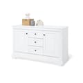 Miniatyrbillede 11 af 11: Rootz Emilia 3-delt børneværelsessæt - Babymøbler - Børneværelsessuite - Omdannes til juniorseng - Tremmeseng: 151x81x88cm, Garderobe: 166x58x208cm