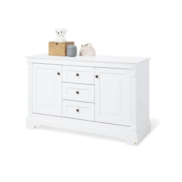 Rootz Emilia 2 -osainen asetettu pinnasänky - vauvansänky - lastentarhan huonekalut - vaihtovelkakirjalaji - pinnasänky: 151 cm x 81cm x 88 cm, yksikk