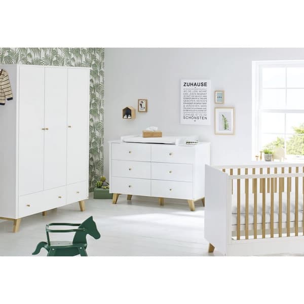Rootz Pusleenhed 'Pan' Ekstra bred - Babykommode - Børnehavestation - Justerbar opsætning - 140 cm x 56/78 cm x 101 cm
