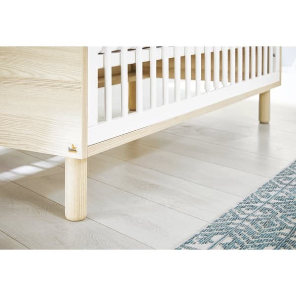 Rootz 'Flow' startset - Spjälsäng - Barnrumsmöbler - Kan konverteras till juniorsäng - 145 cm x 75 cm x 85 cm & omklädningsenhet - 105 cm x 77 cm x 98