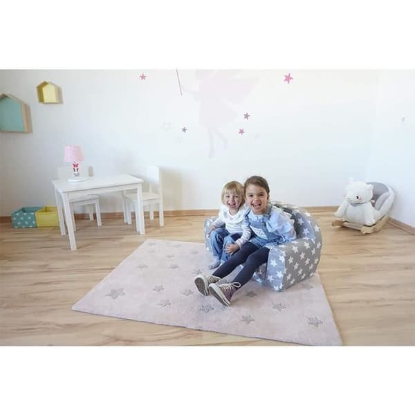 KnorrToys Barnsoffa Stjärnor Vit