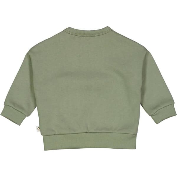 Fauteuil baby - soffa baby Müsli av green cotton - 1522036700 - Sweat-Shirt Fickpull, Poetry Green, 56 cm Baby pojke