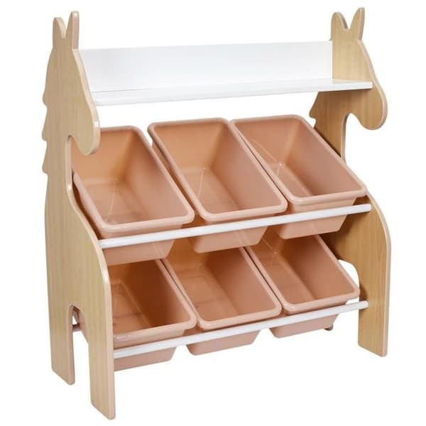 Förvaringsmöbel enhörning 6 lådor - Övrigt - Rosa - Barn - L 63,3 x D 29,5 x H 71,5 cm - MDF - 5,500 kg