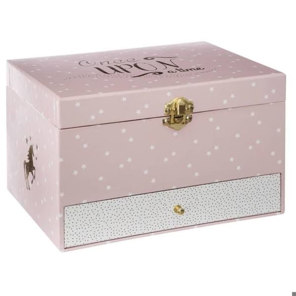Speldosa "Unicorn" H14 cm - Rosa - Atmosphera inredare