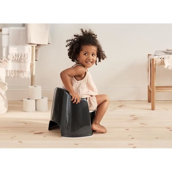Pottfåtölj för barn - BABYBJORN - Svart/Vit - Bekväm och lätt att använda