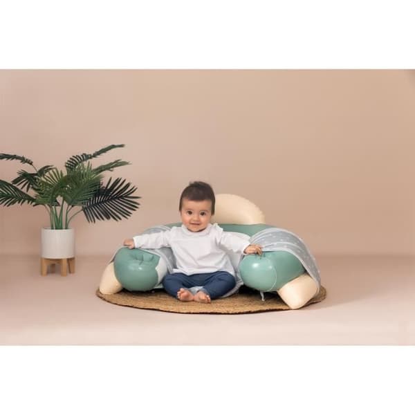 Little Smoby Cozy Seat babyskydd - Grön - Med aktivitetsplatta - Från 6 månader