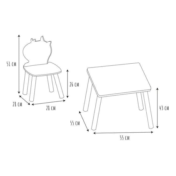 Barnrum Flicka Bibliotek Bord Stolar Atmosphera