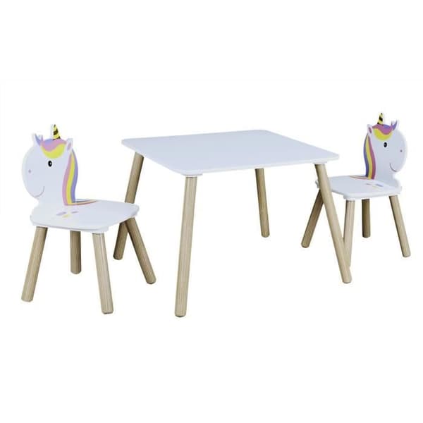 Barnrum Flicka Bibliotek Bord Stolar Atmosphera
