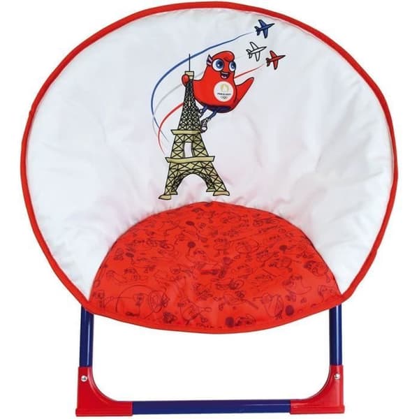 OLYMPIC GAMES PARIS 2024 - Fällbar månstol för barn h.47 x l.54 x d.42 cm