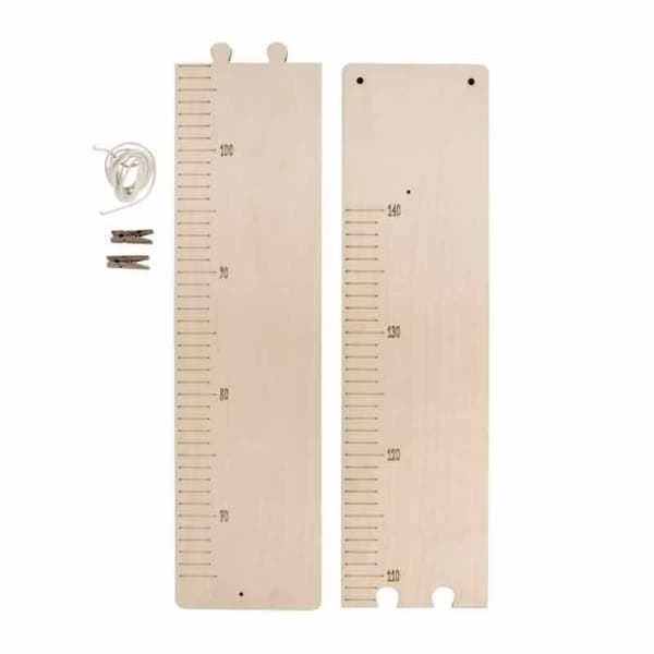 Trähöjddiagramsats - RAHYER - 60-140 cm - Brun - Barn