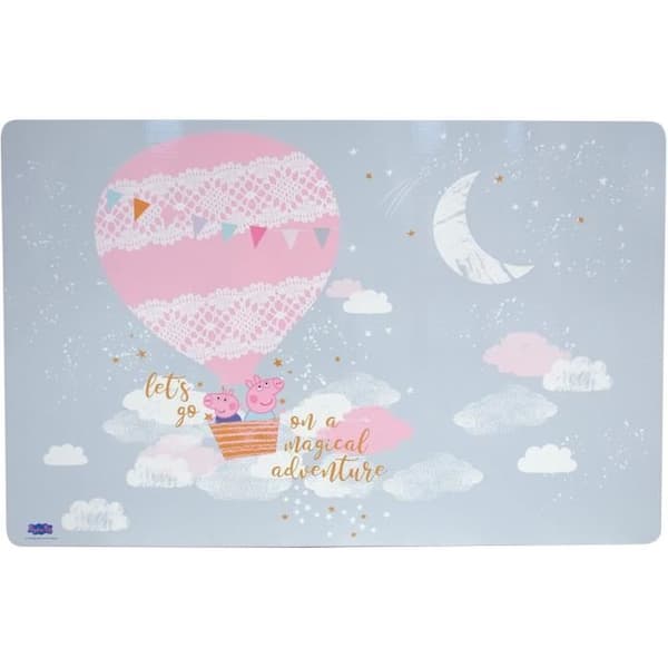 Roligt hus peppa gris drömbord h.41,5 x b.60 x d. 40 cm med stol h.49,5 x b.31 x d.31,5 cm för barn