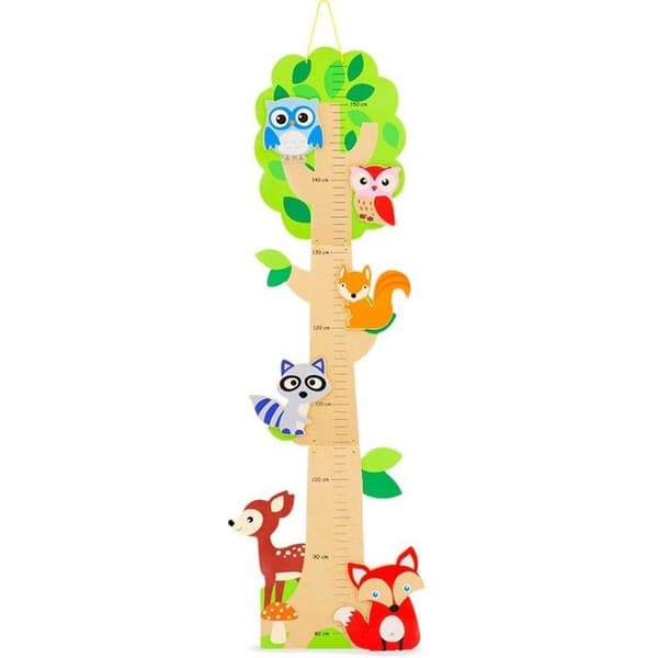 Skogsdjurs tillväxtdiagram - ULYSSE COLOURS OF Childhood - För att mäta barn från 80 cm till 1,55 m