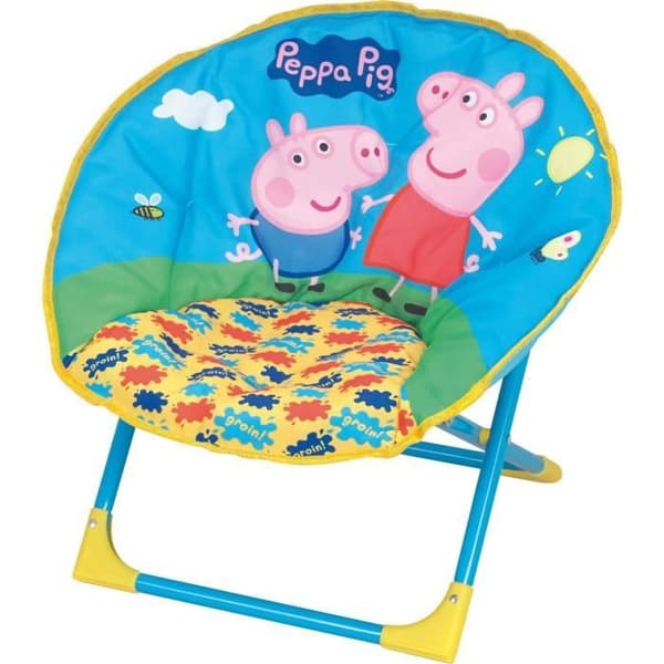 Fun House Peppa Pig hopfällbar månstol för barn