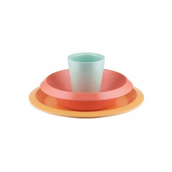 BARN BORDSDUK "GIRO KIDS COLLECTION" UNS05S2 ALESSI ORANGE MELAMIN